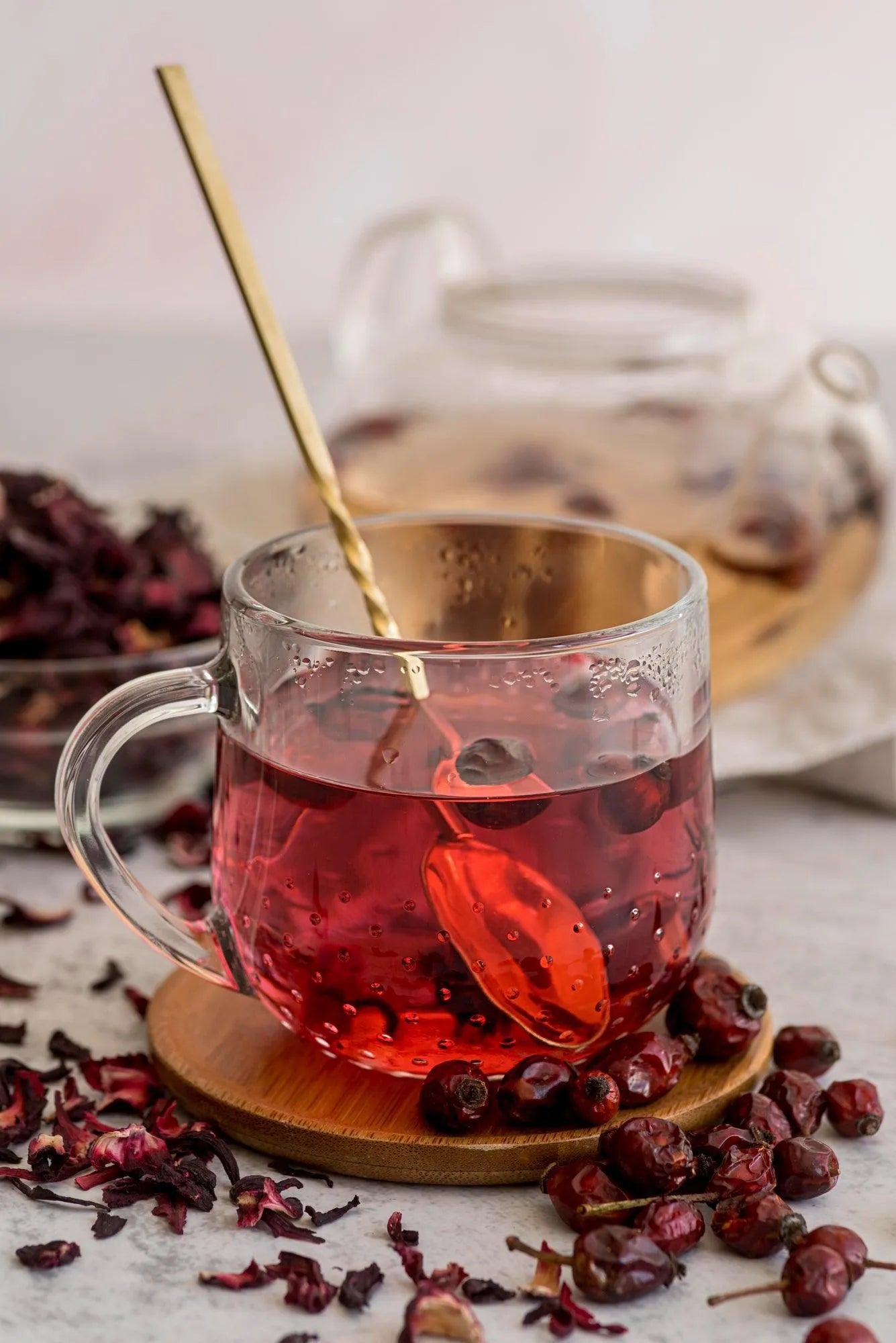 Artisan Hibiscus Berry Rooibos Tea (Loose Leaf) 12pk - Trent Allen Gourmet Coffee