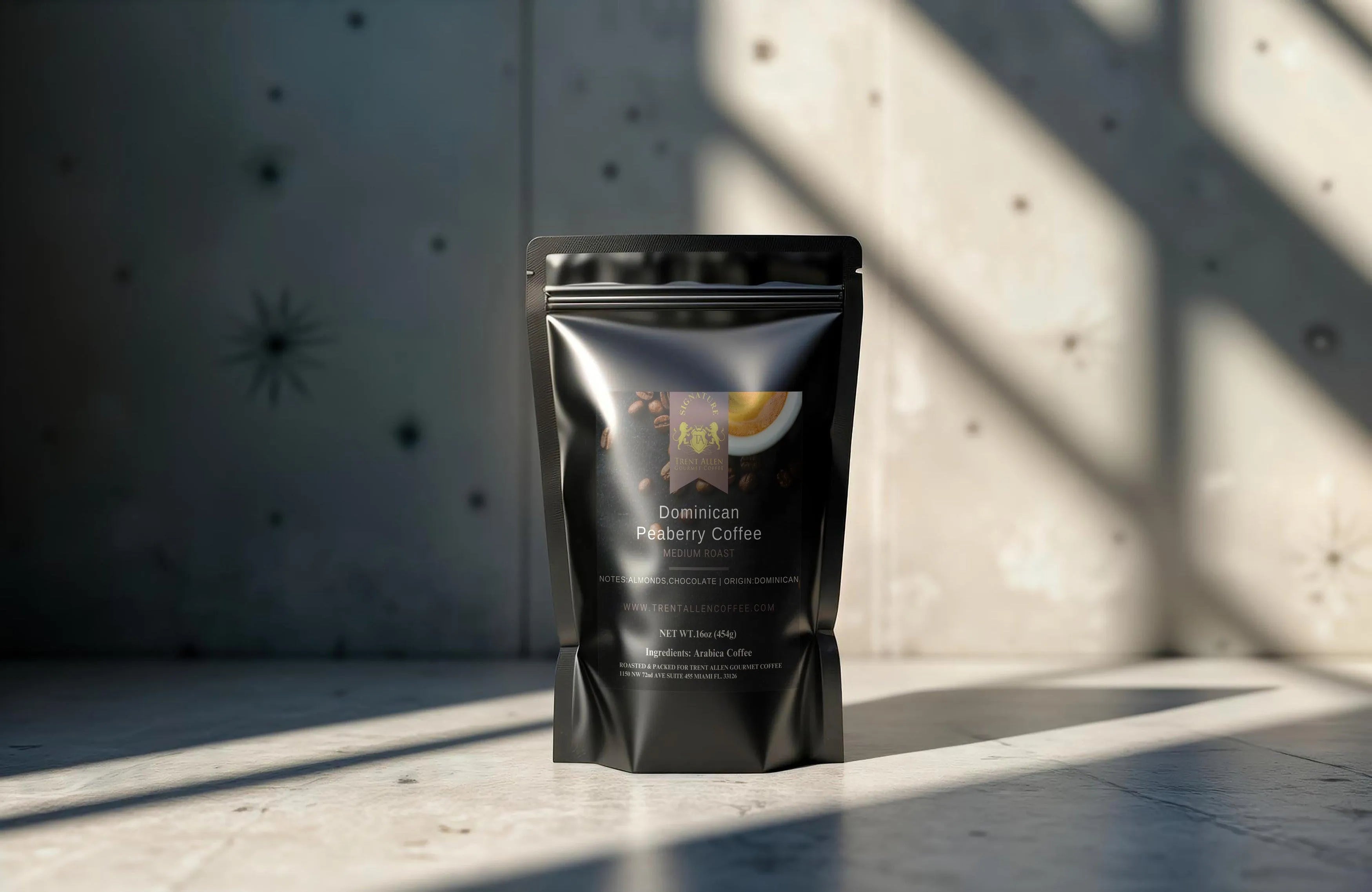 TRENT ALLEN SIGNATURE SERIES Dominican Peaberry Organically Grown Coffee - Trent Allen Gourmet Coffee