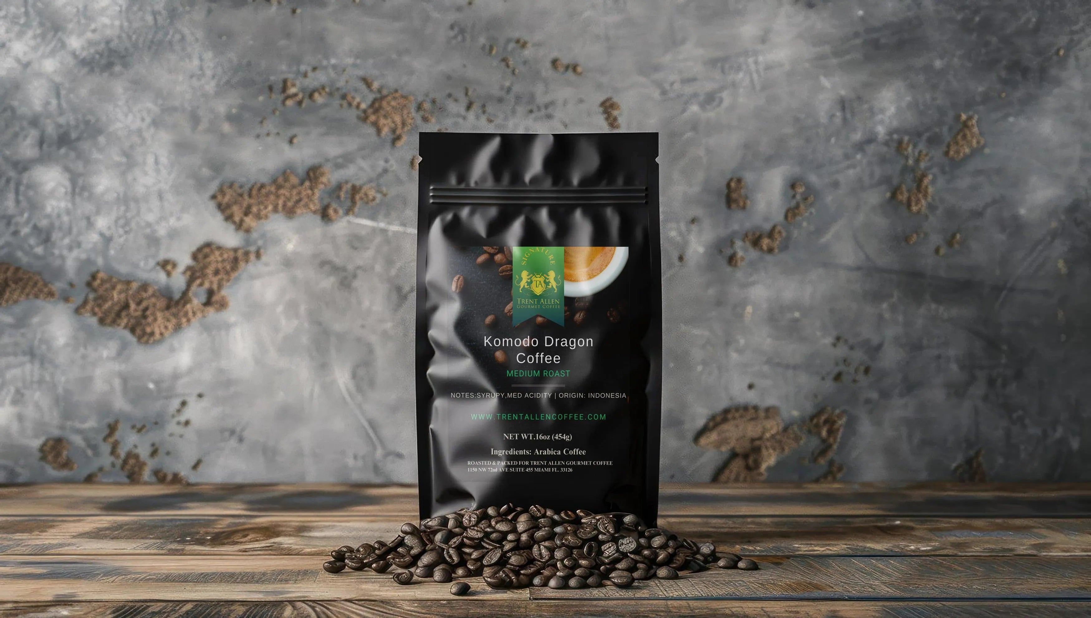 TRENT ALLEN SIGNATURE SERIES Komodo Dragon Coffee - Trent Allen Gourmet Coffee