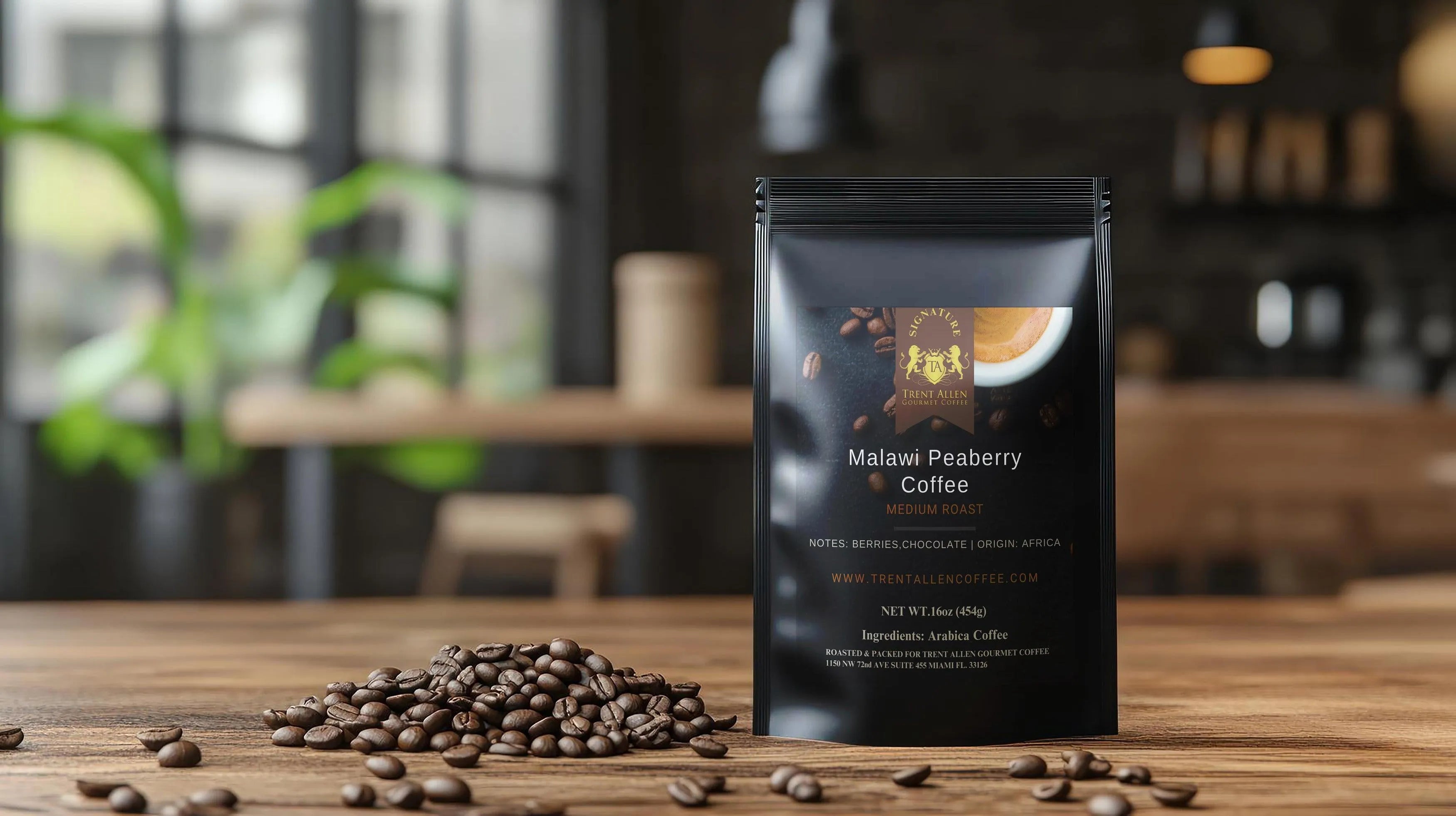 TRENT ALLEN SIGNATURE SERIES Malawi Peaberry Coffee - Trent Allen Gourmet Coffee