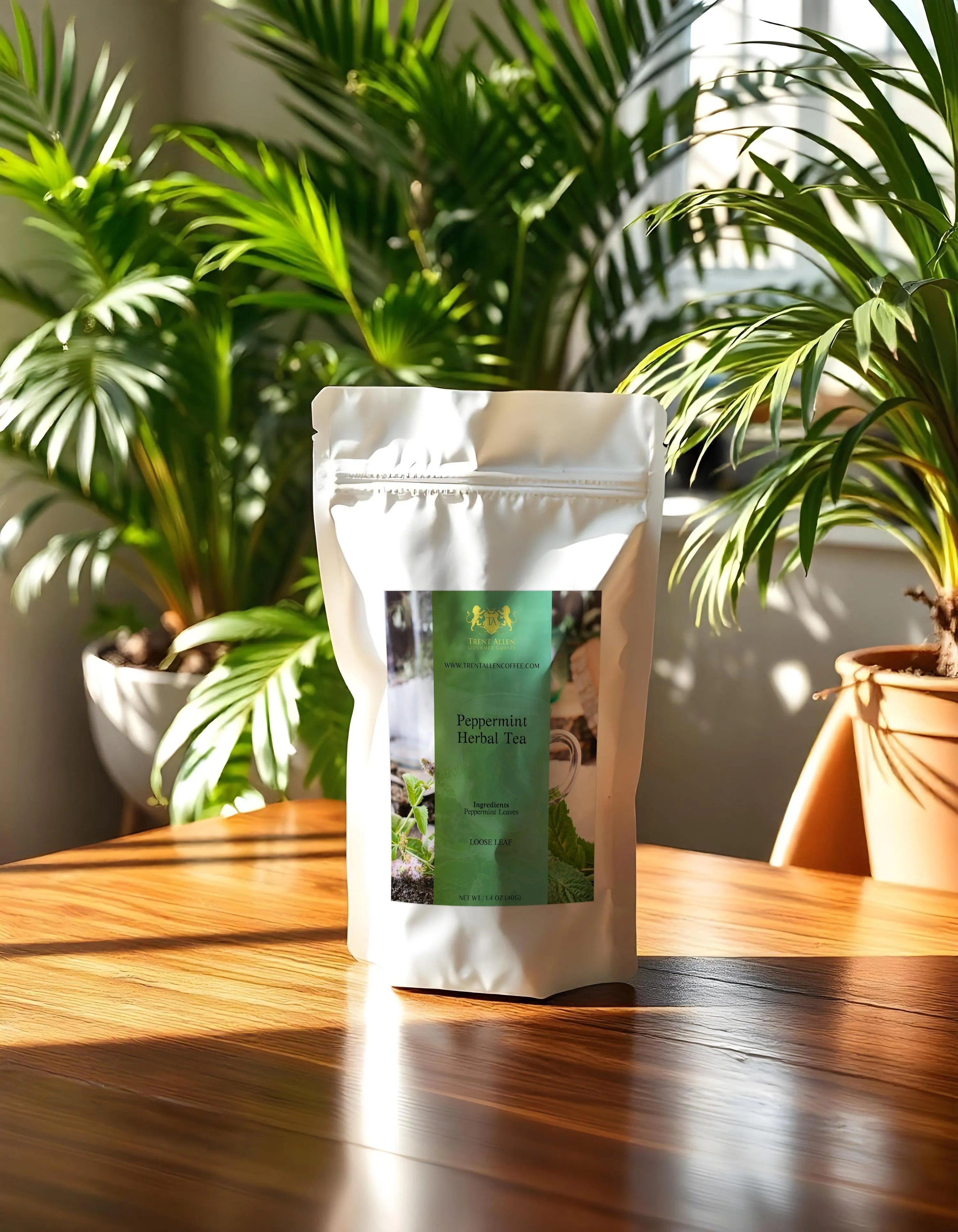 Peppermint Herbal Tea ( Pack of 2) - Trent Allen Gourmet Coffee