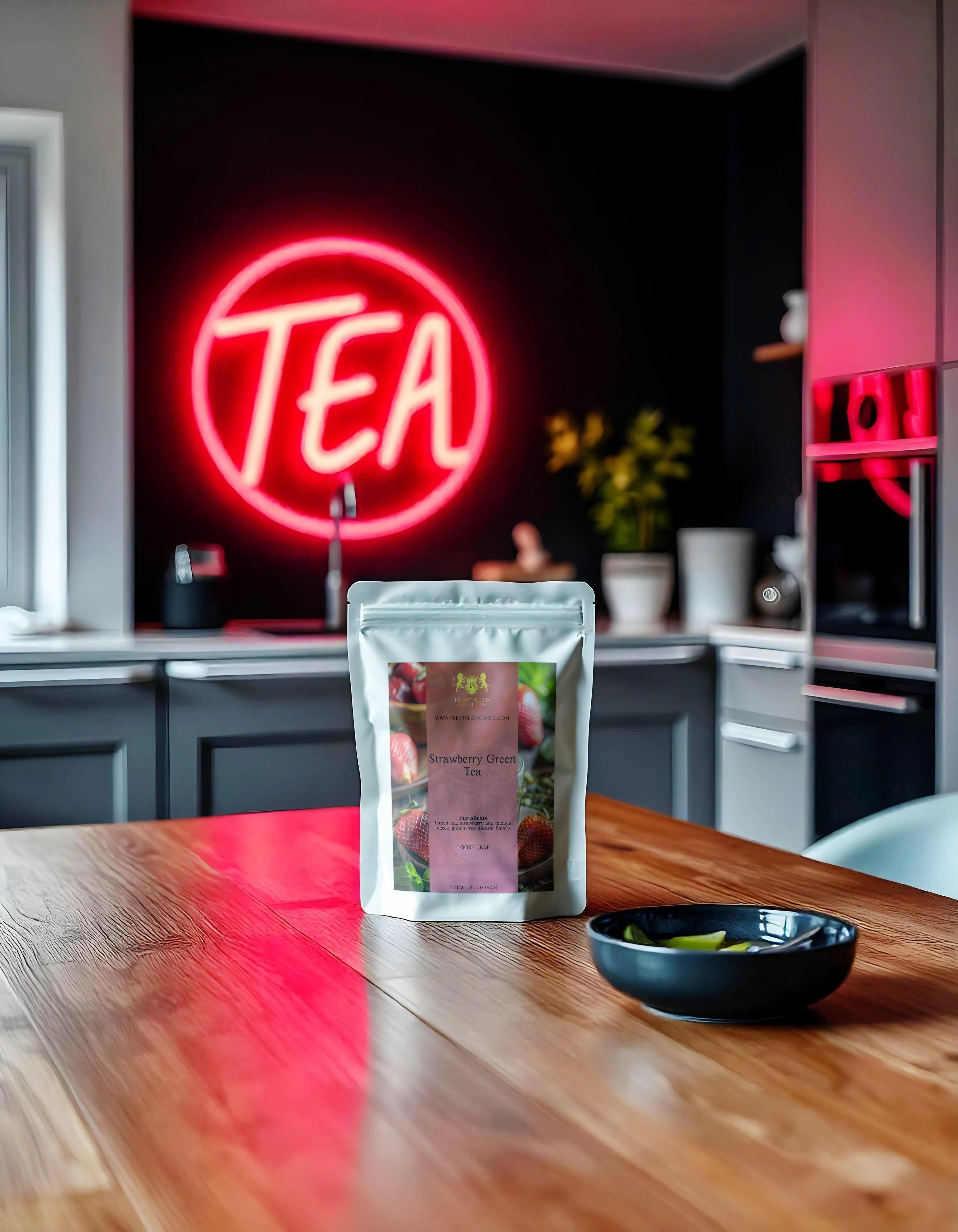 Strawberry Green Tea (Pack of 2) - Trent Allen Gourmet Coffee