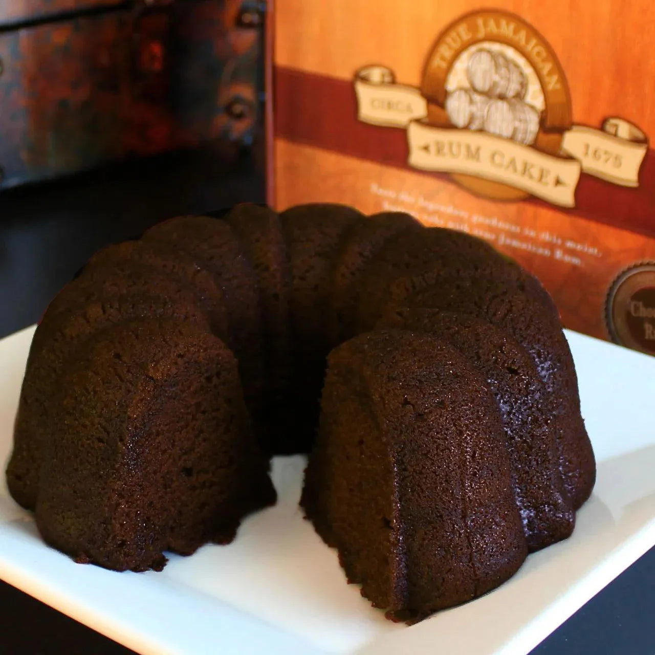 Wicked Jack's Tavern® Jamaica Chocolate Rum Cake ( 20oz) - Trent Allen Gourmet Coffee