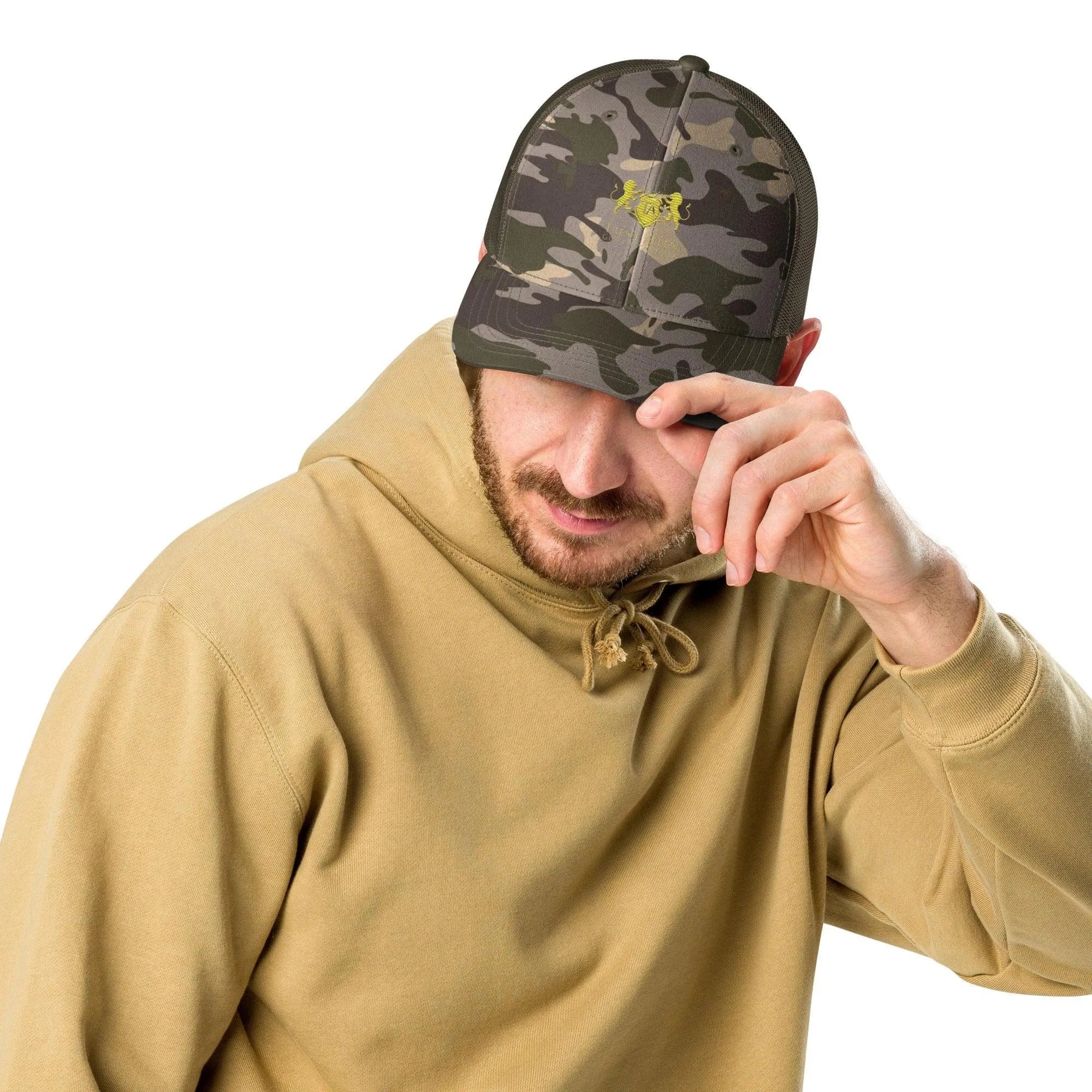 Trent Allen Coffee Camouflage trucker hat - Trent Allen Gourmet Coffee