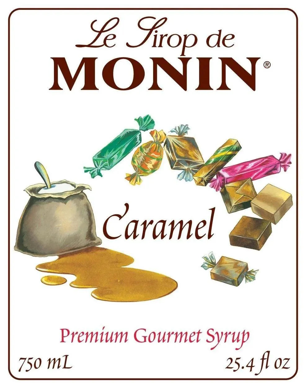 Monin Caramel Syrup ( 2 Pack ) - Trent Allen Gourmet Coffee