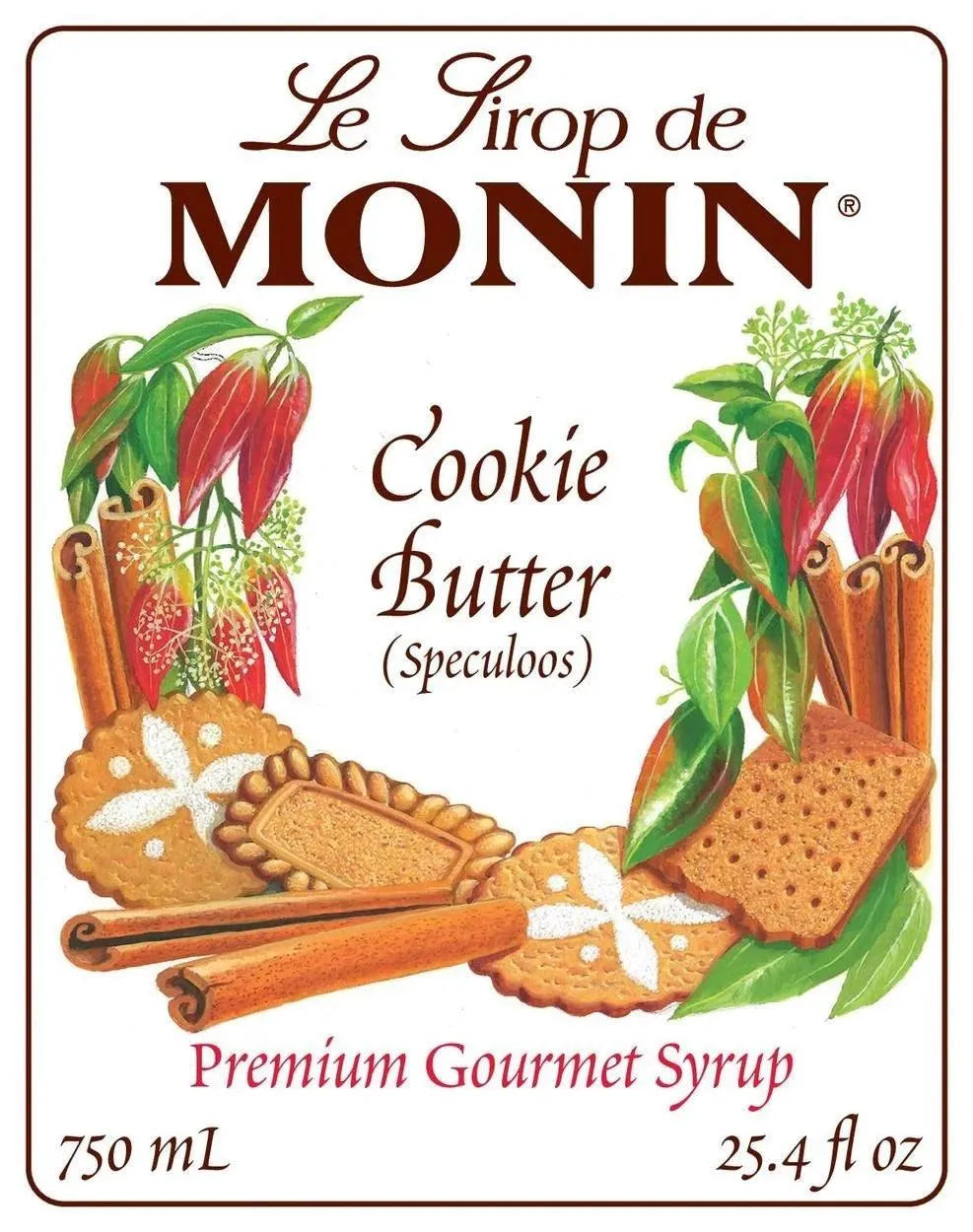 Monin Cookie Butter Flavored Syrup ( 2 Pack ) - Trent Allen Gourmet Coffee