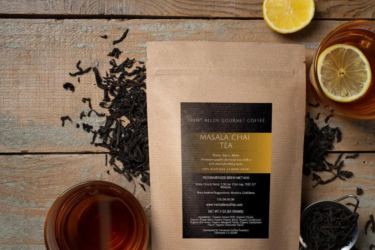 Artisan Masala Chai Tea (Loose Leaf) 12pk - Trent Allen Gourmet Coffee