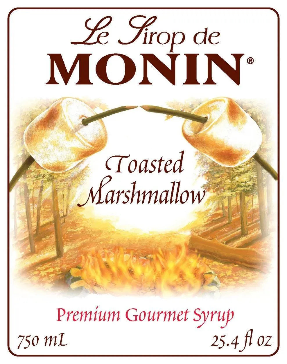 Monin Toasted Marshmallow Flavored Syrup ( 2 Pack ) - Trent Allen Gourmet Coffee