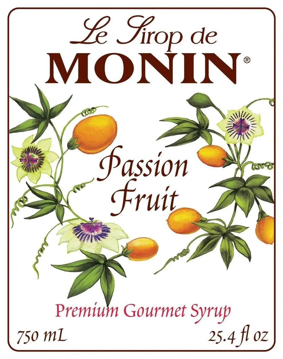 Monin Passion Fruit Syrup ( 2 Pack ) - Trent Allen Gourmet Coffee