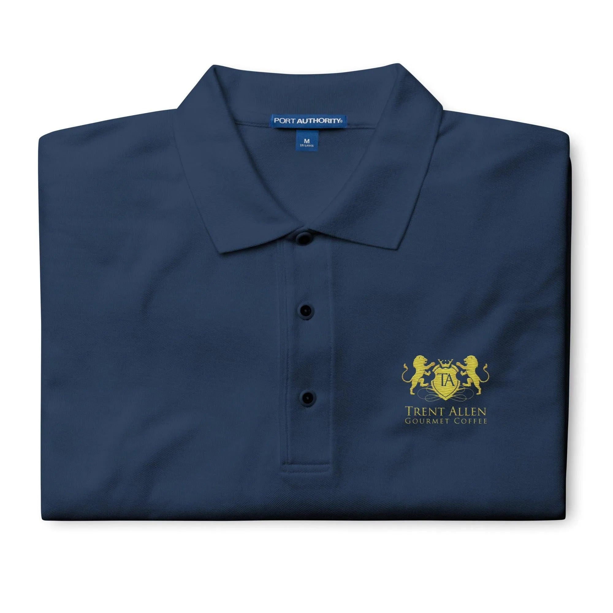 Men's Premium Trent Allen Polo - Trent Allen Gourmet Coffee