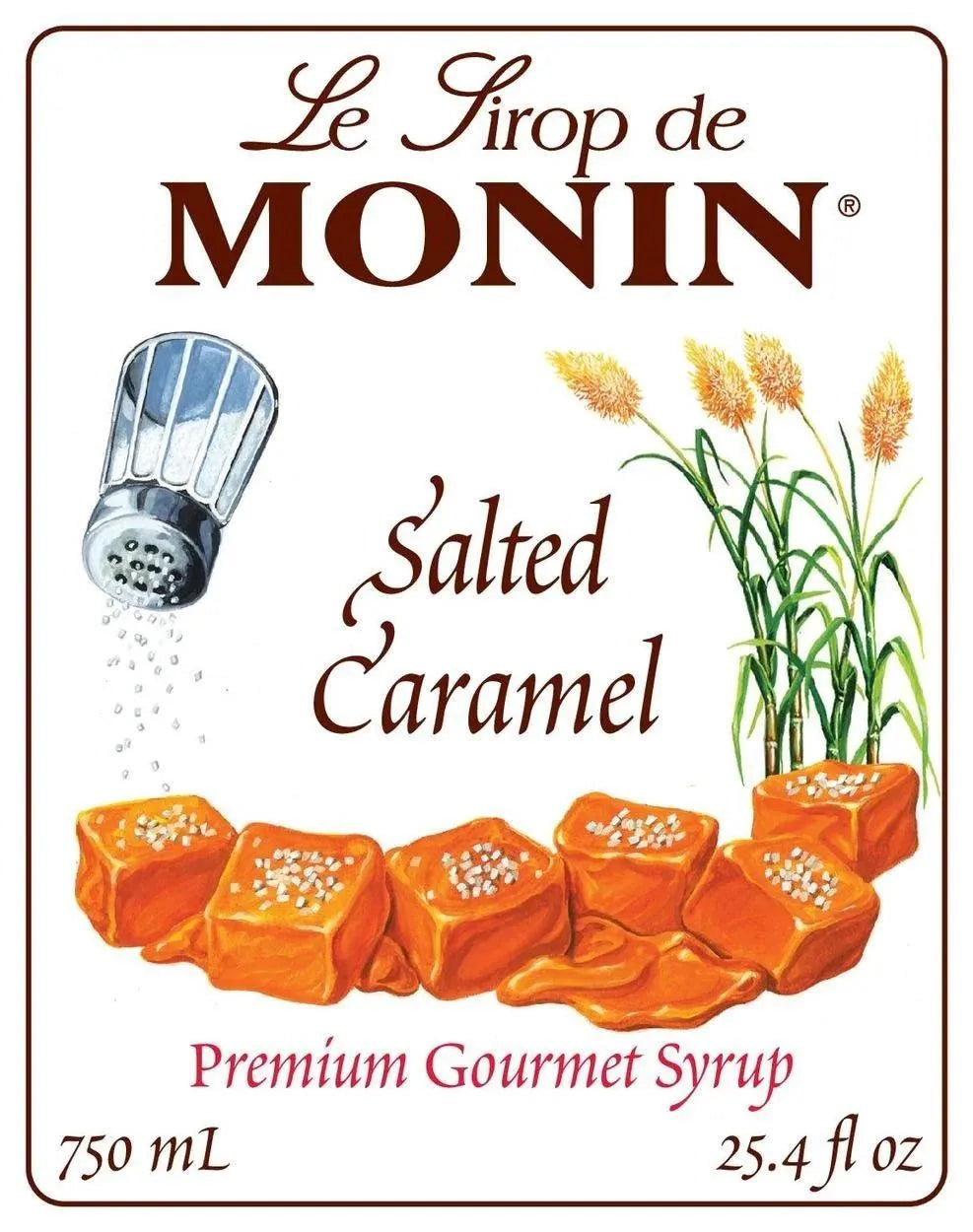 Monin Salted Caramel Syrup ( 2 Pack ) - Trent Allen Gourmet Coffee