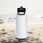 Trent Allen Coffee Stainless steel water bottle with a straw lid - Trent Allen Gourmet Coffee