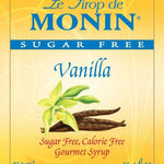 Monin Vanilla Sugar Free Syrup ( 2 Pack ) - Trent Allen Gourmet Coffee