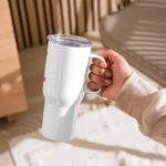 Beat Cancer Travel mug with a handle - Trent Allen Gourmet Coffee