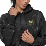 Womens Champion tie-dye hoodie - Trent Allen Gourmet Coffee