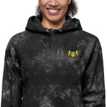 Womens Champion tie-dye hoodie - Trent Allen Gourmet Coffee