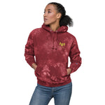 Womens Champion tie-dye hoodie - Trent Allen Gourmet Coffee