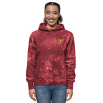 Womens Champion tie-dye hoodie - Trent Allen Gourmet Coffee