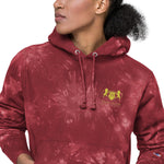 Womens Champion tie-dye hoodie - Trent Allen Gourmet Coffee