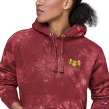 Womens Champion tie-dye hoodie - Trent Allen Gourmet Coffee
