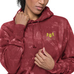 Womens Champion tie-dye hoodie - Trent Allen Gourmet Coffee