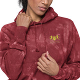 Womens Champion tie-dye hoodie - Trent Allen Gourmet Coffee