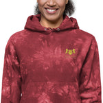 Womens Champion tie-dye hoodie - Trent Allen Gourmet Coffee