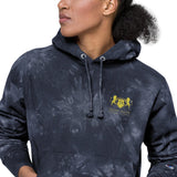 Womens Champion tie-dye hoodie - Trent Allen Gourmet Coffee