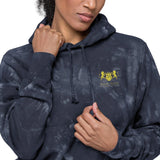 Womens Champion tie-dye hoodie - Trent Allen Gourmet Coffee