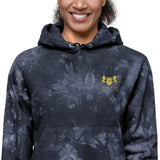 Womens Champion tie-dye hoodie - Trent Allen Gourmet Coffee
