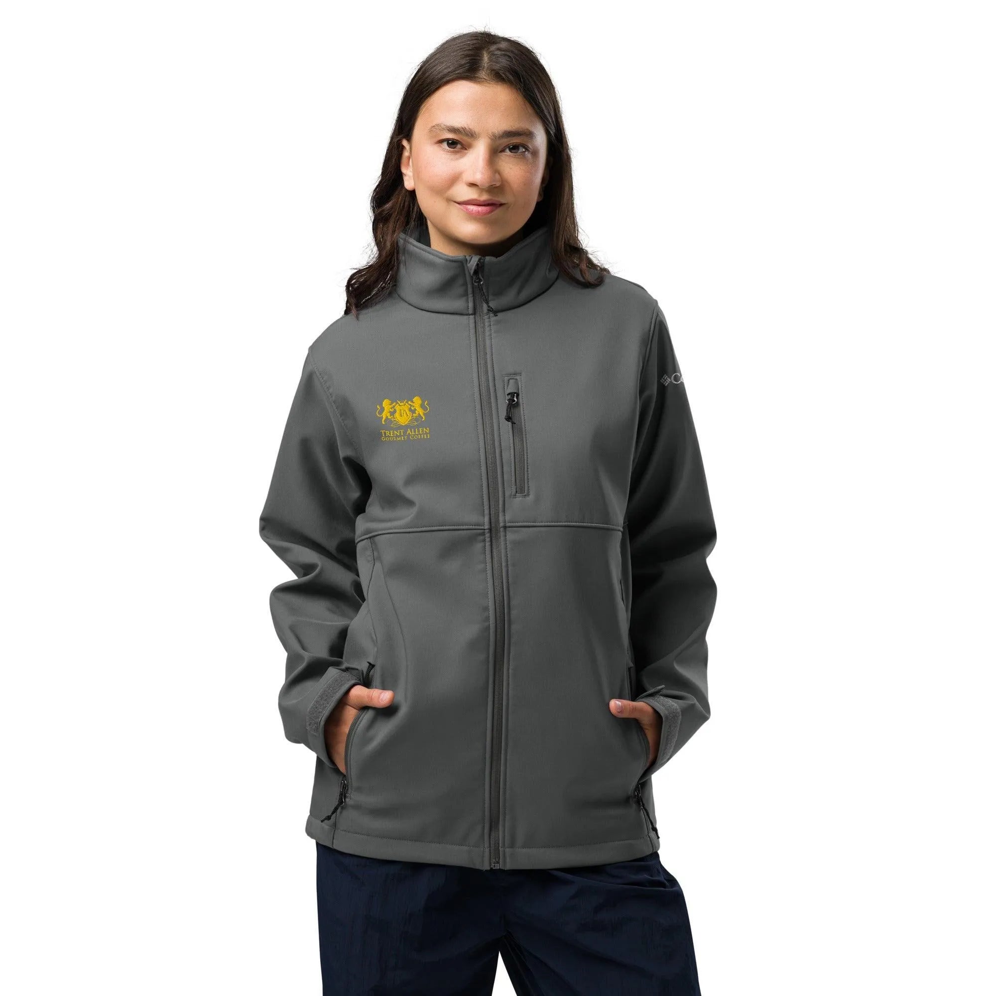 Womens Columbia soft shell jacket - Trent Allen Gourmet Coffee