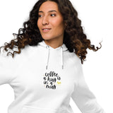Womens Trent Allen Coffee eco raglan hoodie - Trent Allen Gourmet Coffee