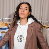 Womens Trent Allen Coffee eco raglan hoodie - Trent Allen Gourmet Coffee