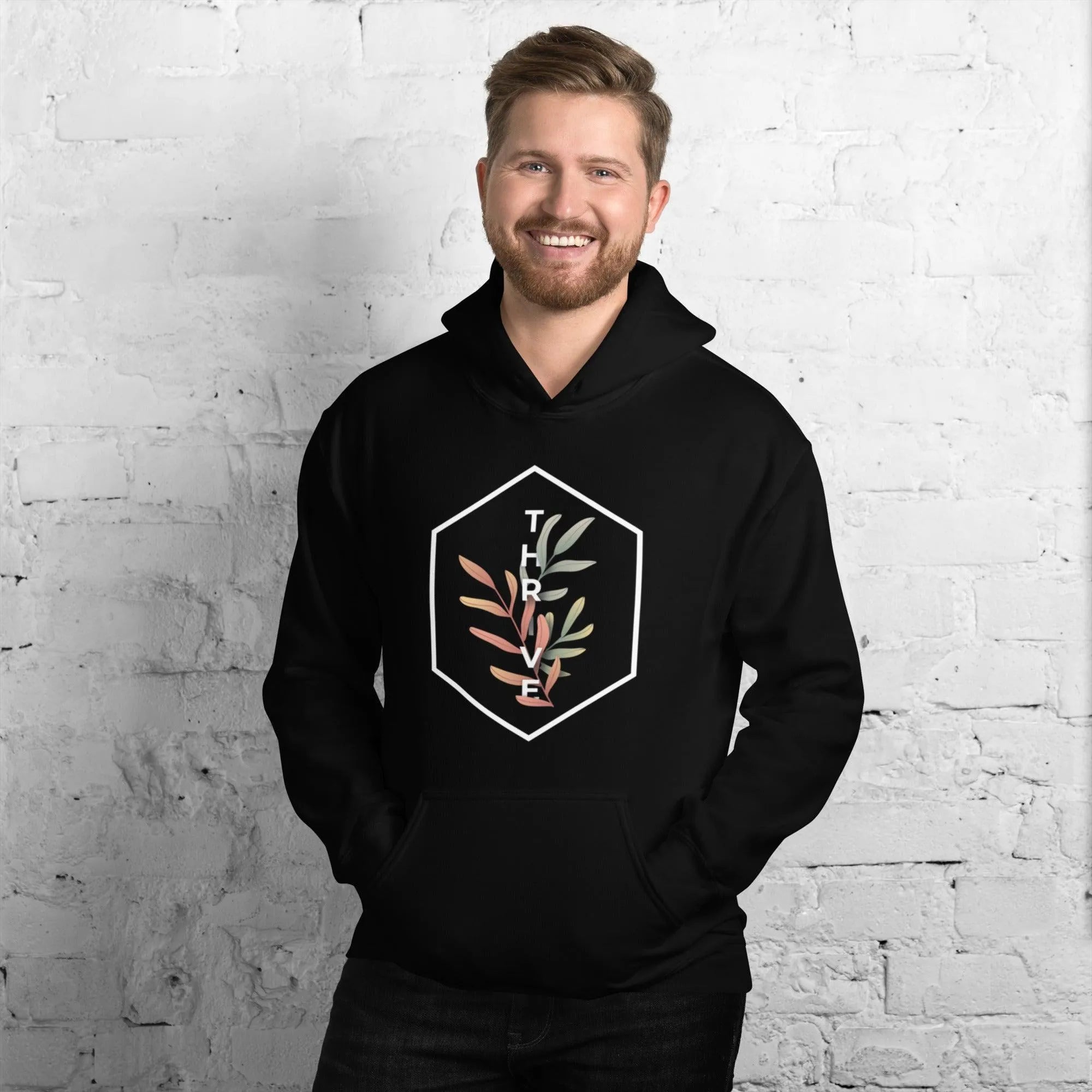 Unisex Hoodie Graphic Design "Thrive" - Trent Allen Gourmet Coffee