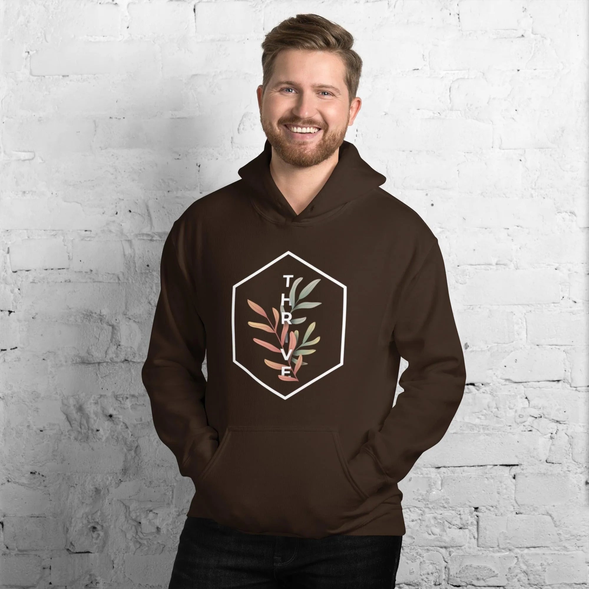 Unisex Hoodie Graphic Design "Thrive" - Trent Allen Gourmet Coffee