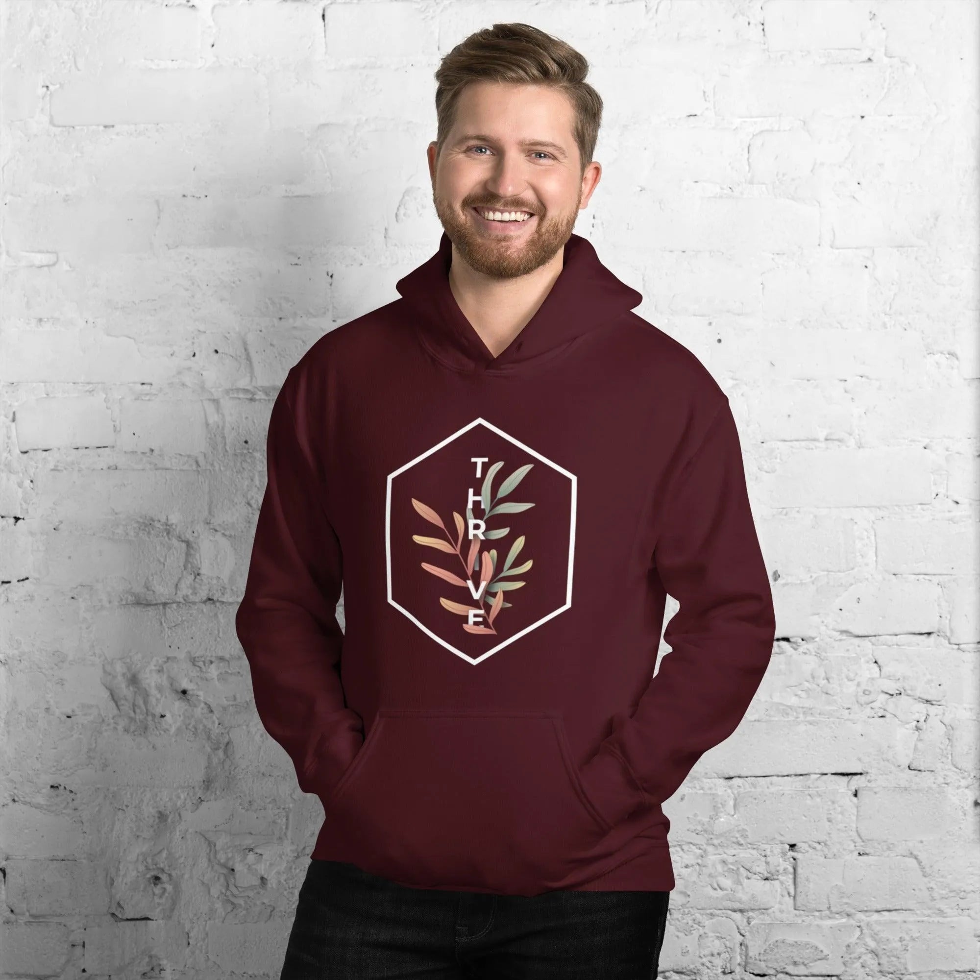 Unisex Hoodie Graphic Design "Thrive" - Trent Allen Gourmet Coffee
