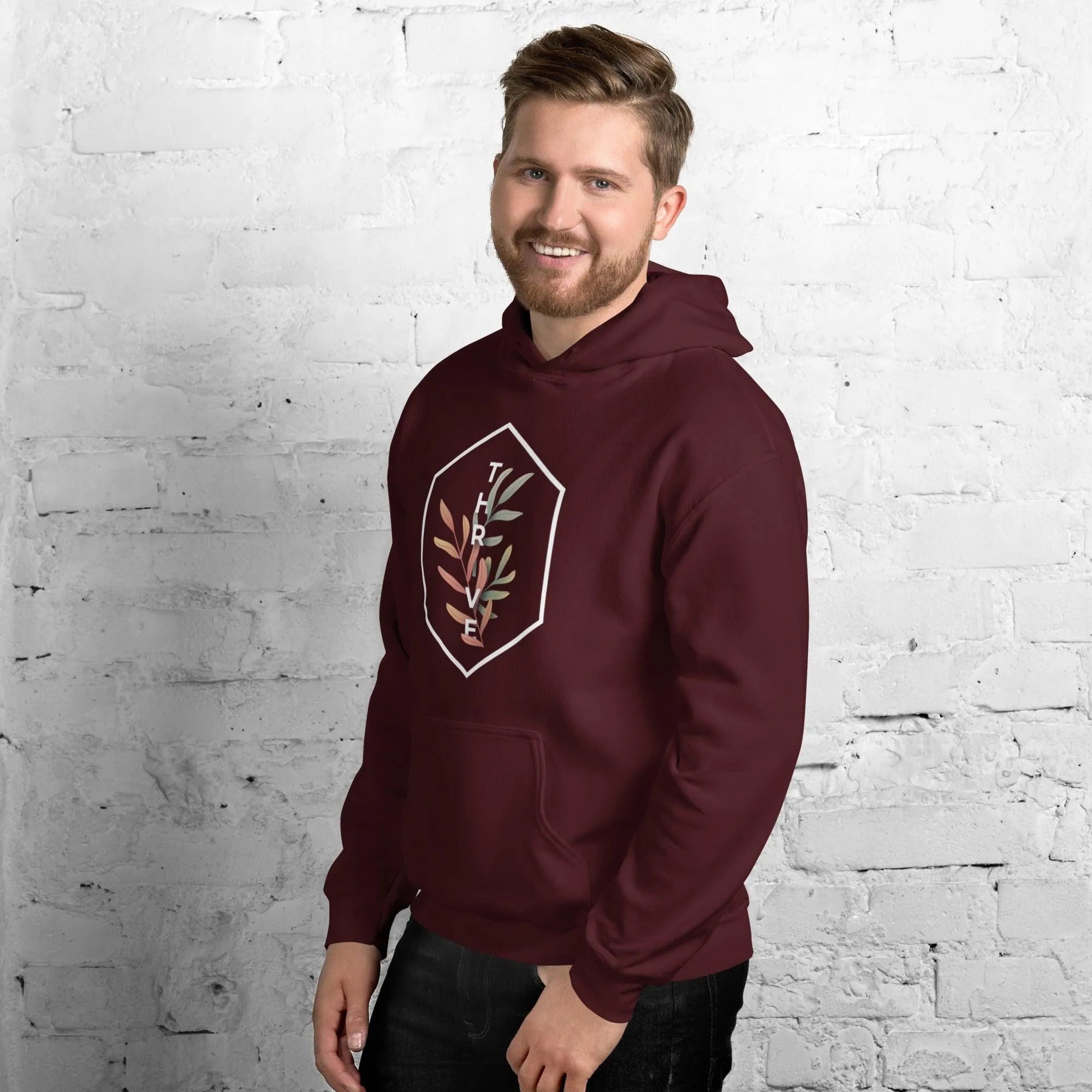 Unisex Hoodie Graphic Design "Thrive" - Trent Allen Gourmet Coffee