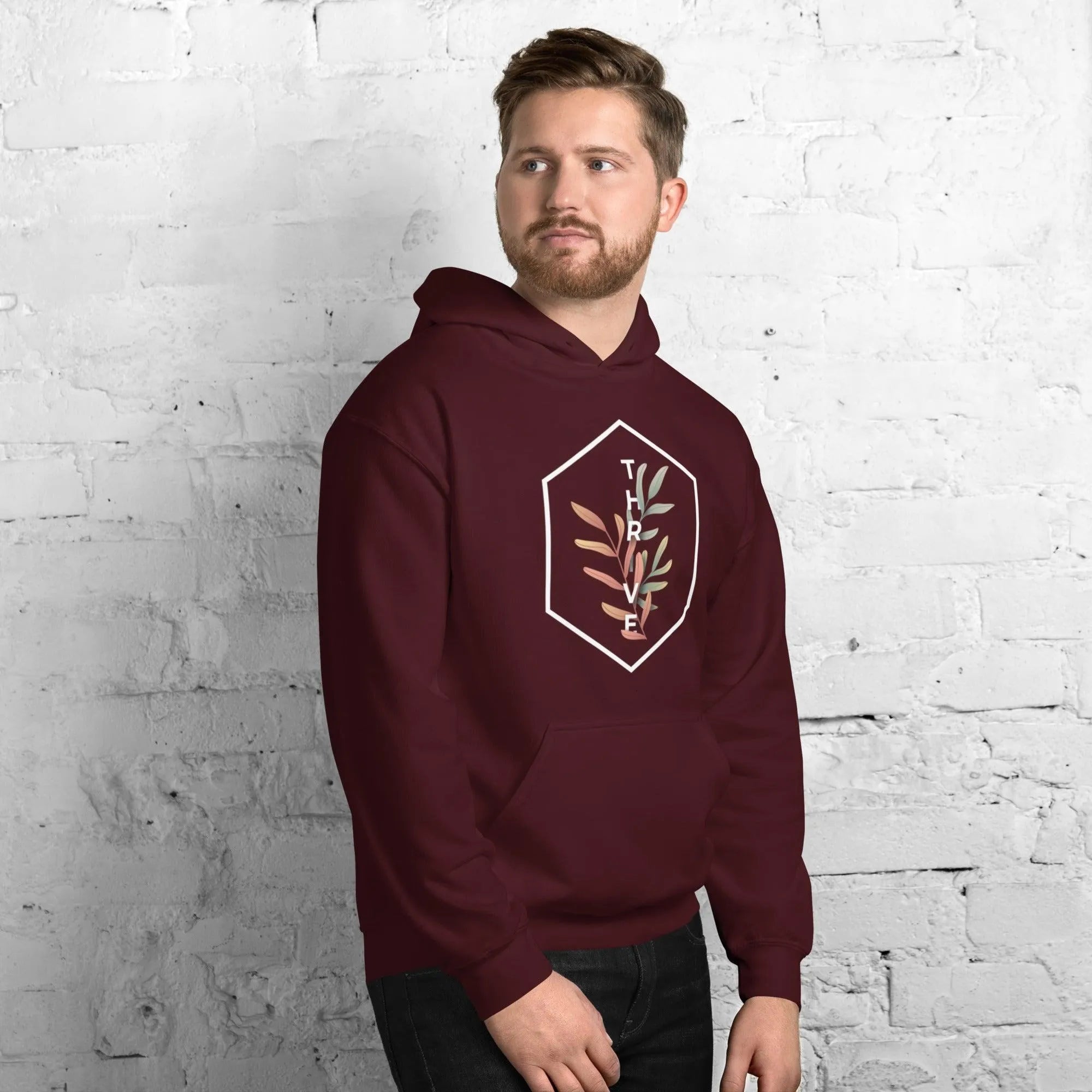 Unisex Hoodie Graphic Design "Thrive" - Trent Allen Gourmet Coffee
