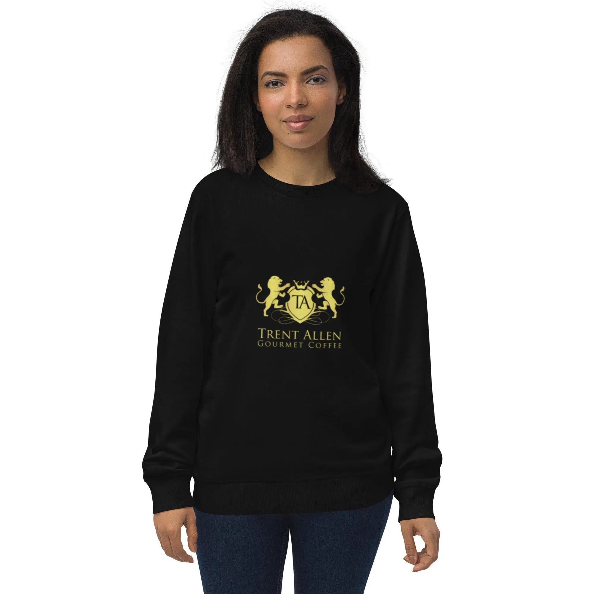 Womens Trent Allen Coffee organic sweatshirt - Trent Allen Gourmet Coffee