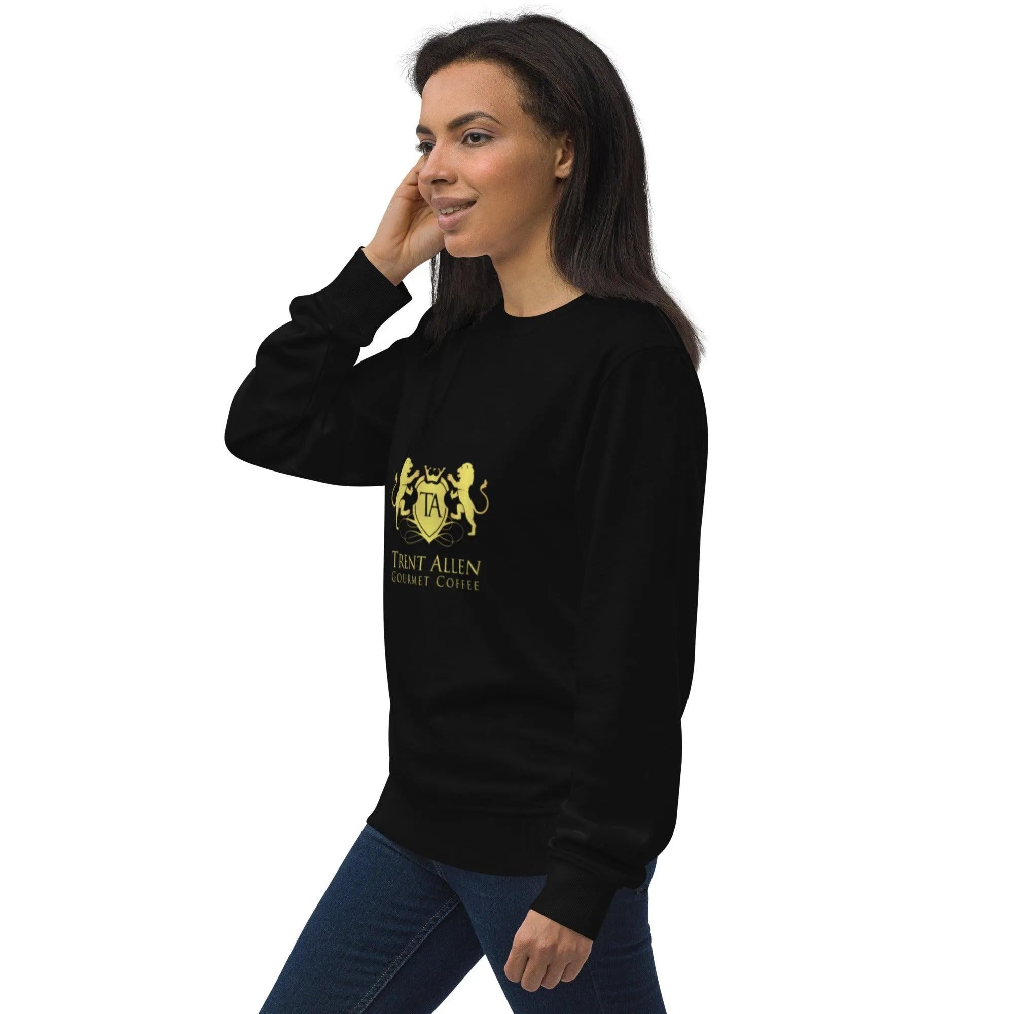 Womens Trent Allen Coffee organic sweatshirt - Trent Allen Gourmet Coffee