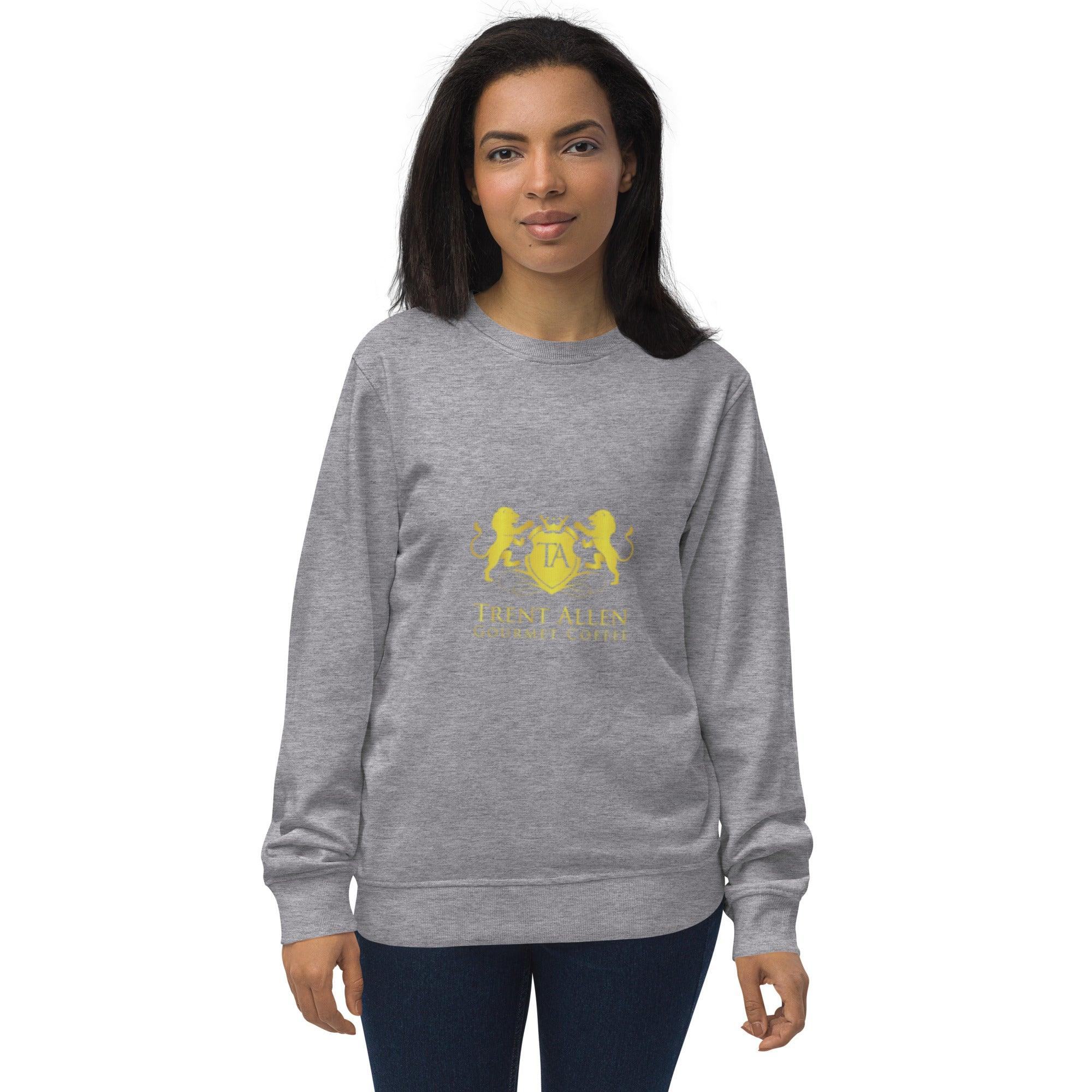 Womens Trent Allen Coffee organic sweatshirt - Trent Allen Gourmet Coffee