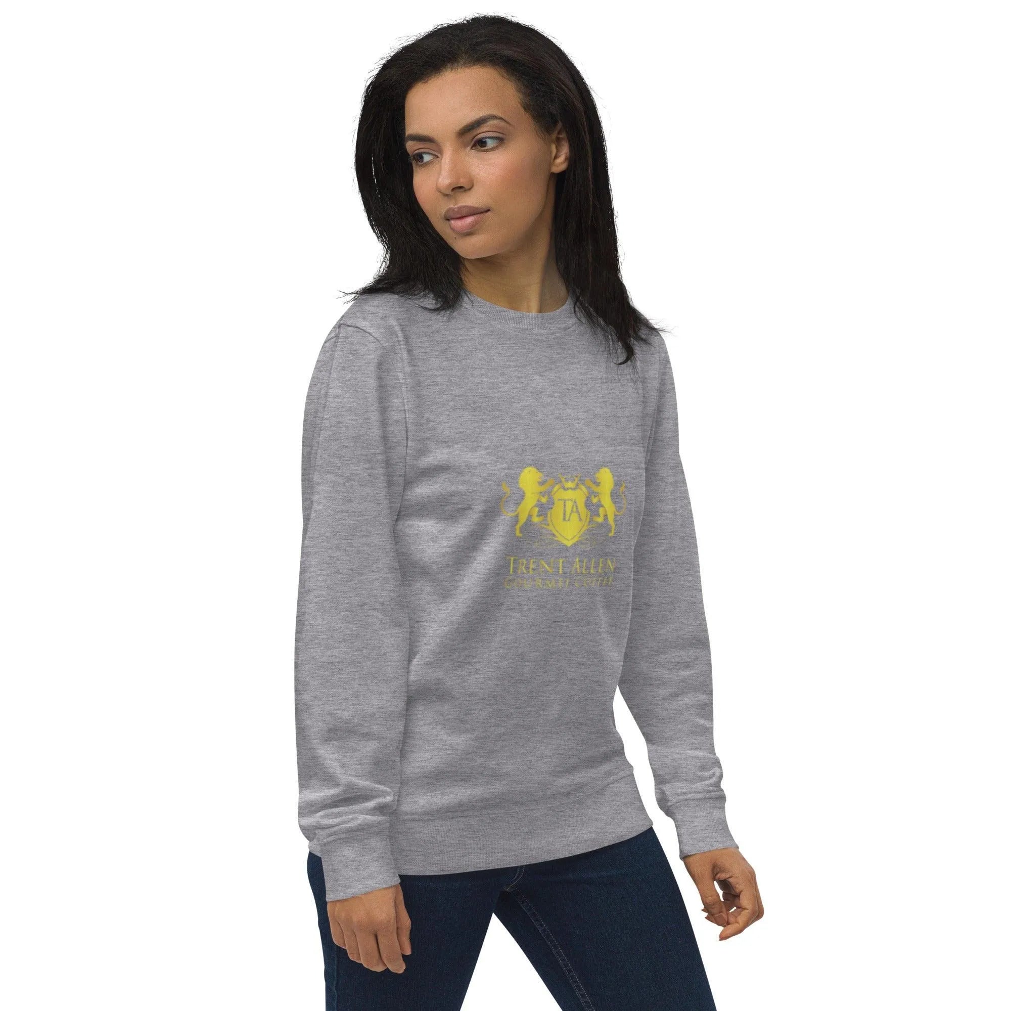 Womens Trent Allen Coffee organic sweatshirt - Trent Allen Gourmet Coffee