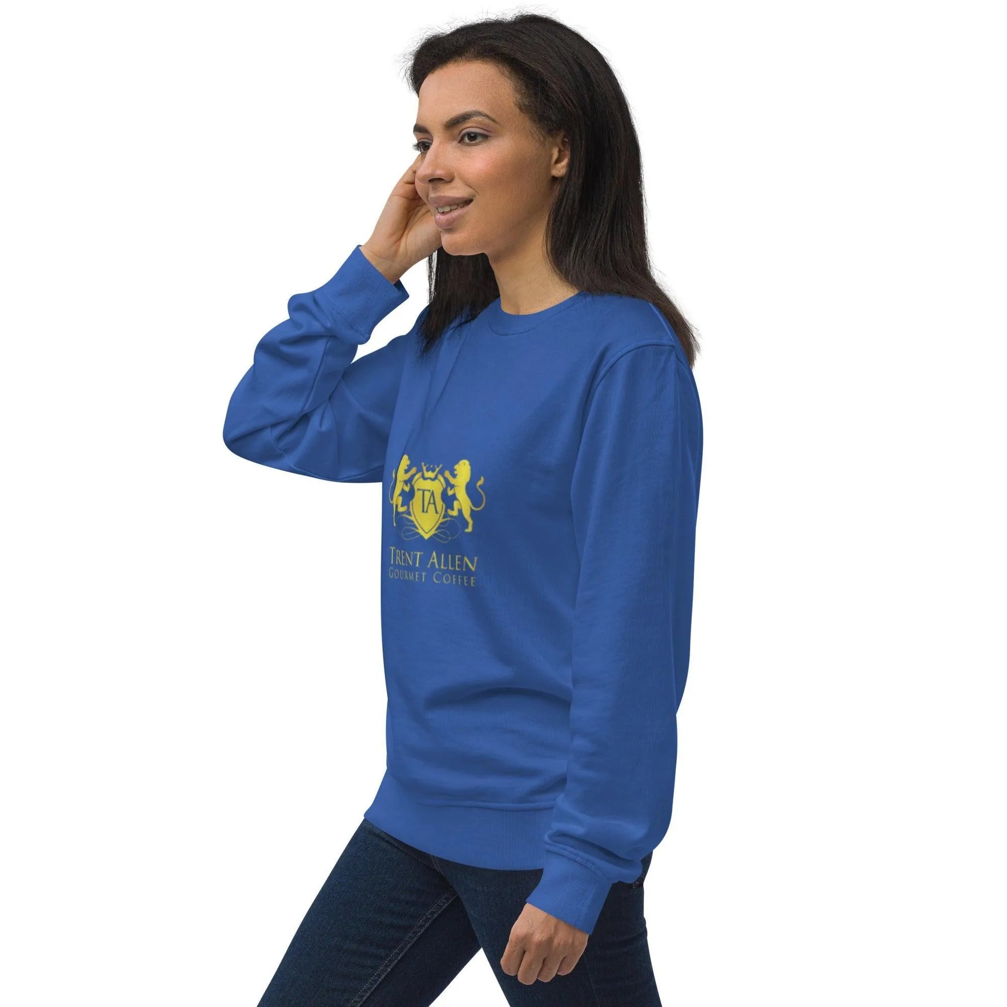 Womens Trent Allen Coffee organic sweatshirt - Trent Allen Gourmet Coffee