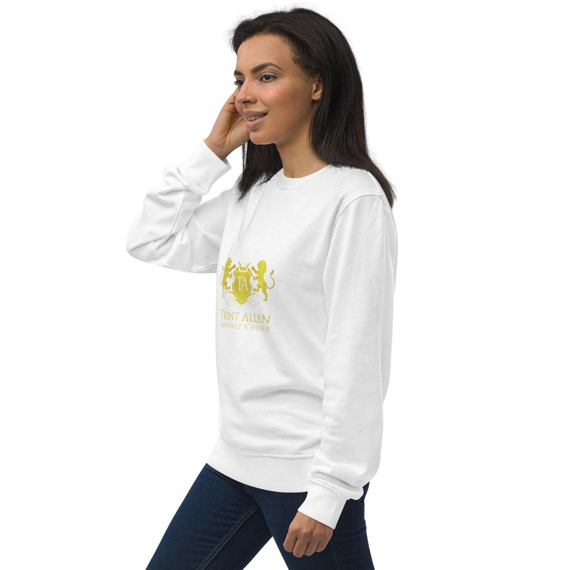 Womens Trent Allen Coffee organic sweatshirt - Trent Allen Gourmet Coffee