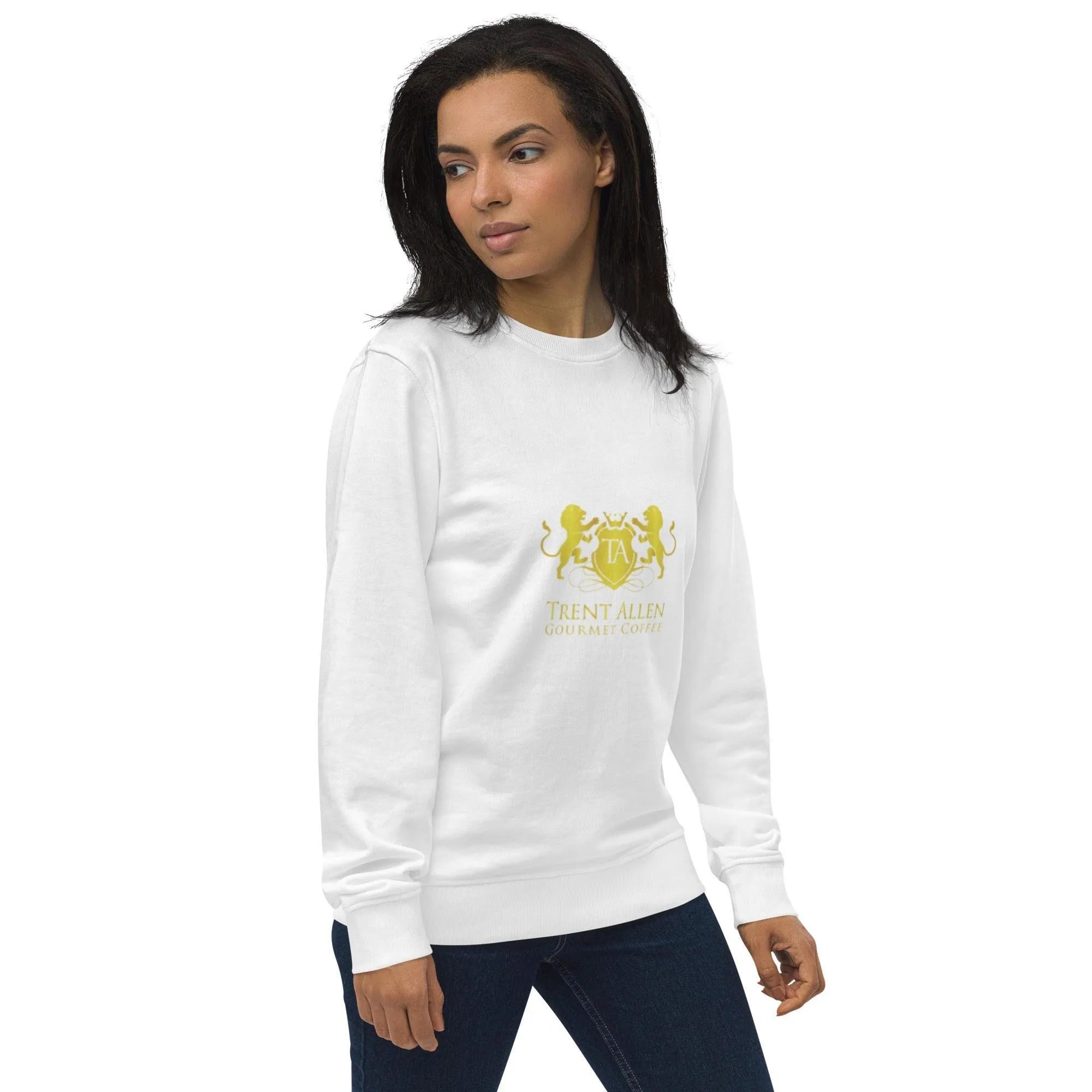 Womens Trent Allen Coffee organic sweatshirt - Trent Allen Gourmet Coffee