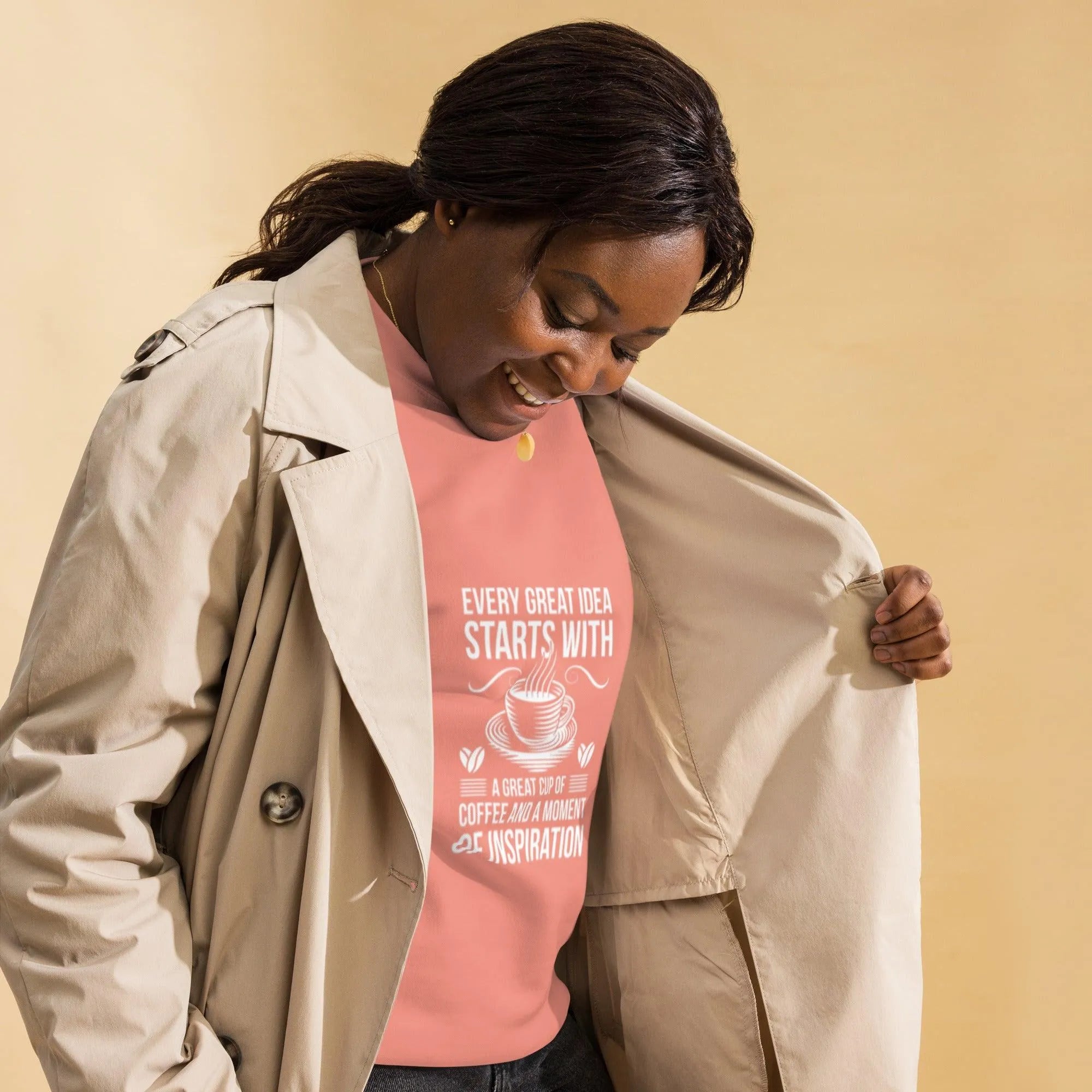 Womens Premium Coffee Graphic Sweatshirt - Trent Allen Gourmet Coffee