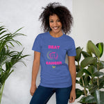 Womens Beat Cancer graphic t-shirt - Trent Allen Gourmet Coffee