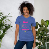 Womens Beat Cancer graphic t-shirt - Trent Allen Gourmet Coffee