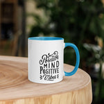 Positve Vibes Mug with Color Inside - Trent Allen Gourmet Coffee