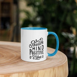 Positve Vibes Mug with Color Inside - Trent Allen Gourmet Coffee
